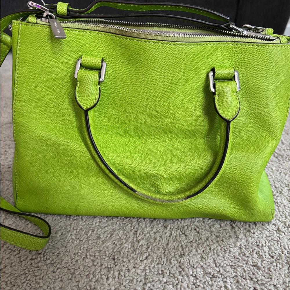 Michael Kors Bright Green Satchel - Picture 5 of 10